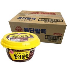 오뚜기 통단팥죽, 285g, 12개