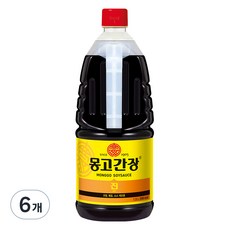 몽고식품 마산 몽고 진간장, 1.5L, 6개