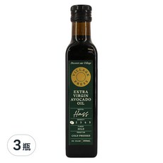 THE VILLAGE PRESS 紐西蘭原裝進口 冷壓初榨酪梨油, 頭等艙指定用油, 250mL, 3瓶
