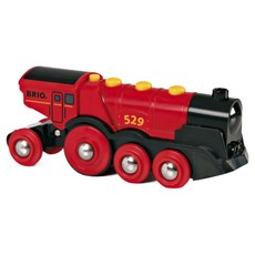BRIO Playmobil 電力機車玩具 33592, 紅色的