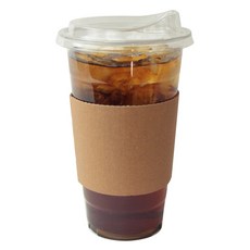 아이엔피 PET 아이스컵 바디 윗지름 92mm + 드링킹리드 + 홀더 세트, 535ml, 25개, 1세트 600ml, 25개, 1세트