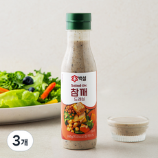 백설 참깨 드레싱, 240g, 3개