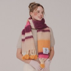 MICHIKOLONDON 馬卡龍圍巾