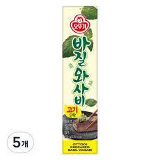 오뚜기 바질 콕콕 와사비, 5개, 100g