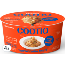 쿠티크 삼양 큰컵 투움바 파스타 105g, 4개