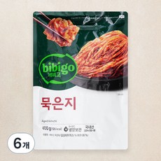 비비고 묵은지, 6개, 400g