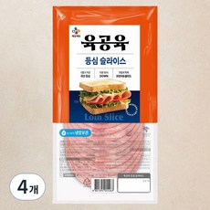 육공육 등심슬라이스, 90g, 4개