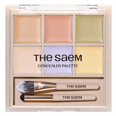 THe SaeM 得鮮 完美遮瑕遮瑕盤 6g, 1個, 01 覆蓋和糾正