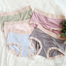 글램공감 버블돌 라이프 모달 통기성 여성팬티 5종 세트
