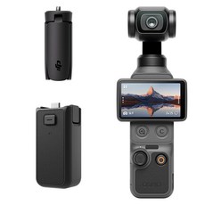DJI Osmo Pocket 4 컴포트 파워 스탠더드 콤보 액션캠 + 배터리 핸들 + 미니 삼각대 세트