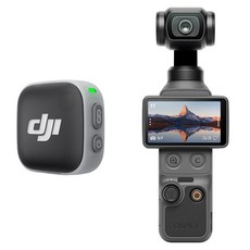 DJI Osmo Pocket 4 브이로그 스탠더드 콤보 액션캠 + Mic Mini 2 송신기 세트