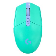 로지텍 G304 LIGHTSPEED 게이밍 무선 마우스 M-R0071 + 피트 2p 세트, M-R0071(마우스), 민트(마우스)