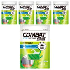 COMBAT 威滅 衣物除蟲片 衣櫃用 吊掛式 6個月長效除蟲, 5包