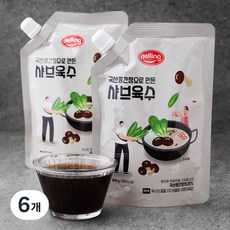 델링 국산콩간장으로 만든 샤브육수, 300g, 6개