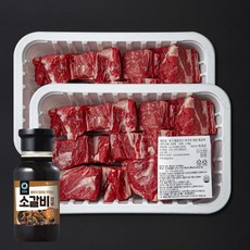 푸드랩플러스 미국산 찜갈비 (냉장), 1kg, 2개