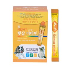 리얼펫 강아지 고양이 햇살비타민 영양제 60포, 1개, 면역건강