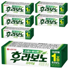 롯데웰푸드 후라보노 오리지날 츄잉껌 9p, 26g, 6개