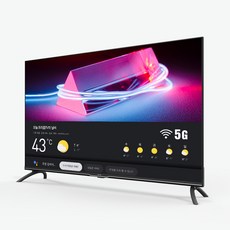 프리즘 4K UHD LED 109.22cm google android TV A43, 스탠드형, 자가설치