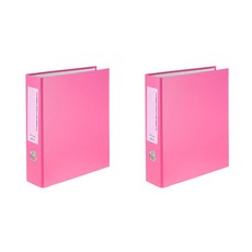 ECO Chungwoon 環保D型A4活頁夾 粉色 2入, 2個