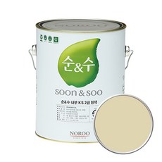 노루페인트 순앤수 KS 2급 벽지 벽면용 수성페인트 4L, 샌드02 NR3155, 1개
