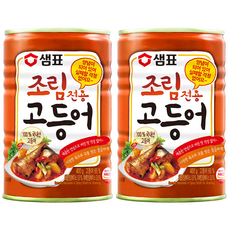 [샘표] 조림전용고등어, 400g, 2개