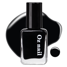Oz nail Shine Mood指甲油, 36. 純黑, 8ml, 1個