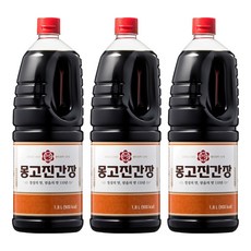 몽고진간장, 3개, 1.8L