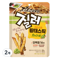 질러 크리스피 황태스틱 와사비, 25g, 2개