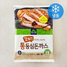 면사랑 갓튀긴 통등심 돈까스 (냉동), 540g, 1개
