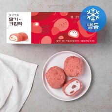 청년떡집 딸기 크림떡 (냉동), 360g, 1개