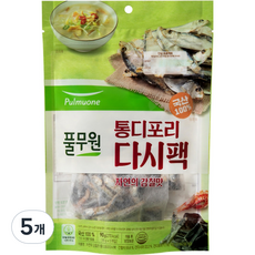 풀무원 통디포리 다시팩 5p, 90g, 5개