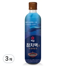 백설 참치액 진 더 풍부한맛, 900g, 3개