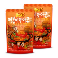 HBAF 떡볶이맛 아몬드, 210g, 2개