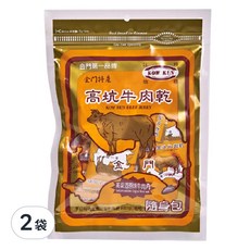 高坑 高粱酒原味牛肉角, 160g, 2袋