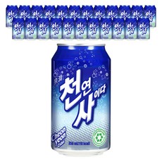 천연사이다, 350ml, 24개