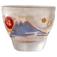 ADERIA 招財招福清酒杯, 富士山, 1個