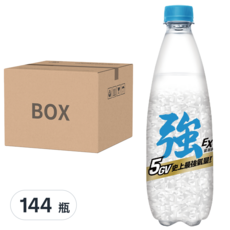 泰山 Cheers EX 強氣泡水，5GV最強氣量，中央山脈優質水源, 500ml, 144瓶