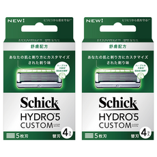 Schick舒適牌 水次元5辨型舒膚配方刀片 5枚刀片 替刃4入, 4片, 2盒