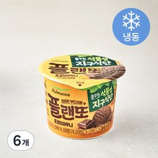 풀무원 식물성 지구식단 플랜또 초코브라우니 (냉동), 90ml, 6개