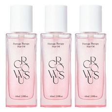 그로우어스 데미지 테라피 헤어 오일, 65ml, 3개