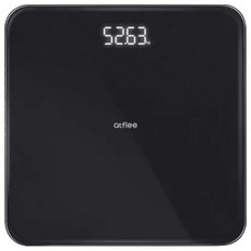 atflee T3 家用LED電子體重計, 黑色, 1個