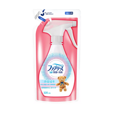 febreze 風倍清 W 織物除菌消臭噴霧 補充包 溫和無香, 320ml, 1包