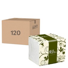 LIVI 優活 Essentials 柔拭紙巾, 雙層, 300抽, 120包