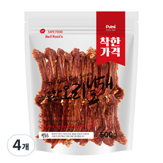 벨루츠 수제 유황오리날개 강아지간식 500g, 유황오리맛, 4개