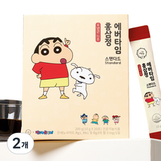 려원담 짱구는못말려 온가족용 6년근 홍삼정 에버타임 스탠다드 20p, 200g, 2개 2개, 20개입