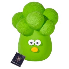 DING DONG PET 寵物食品吱吱聲乳膠玩具, 1個, 02 綠色花椰菜