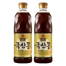 샘표 국산콩 양조간장, 860ml, 2개