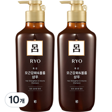 려 흑운 모근강화 볼륨케어 샴푸, 550ml, 10개