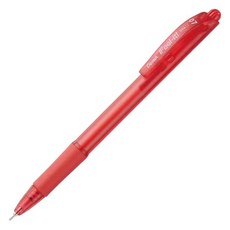 Pentel 飛龍文具 輕油性自動原子筆 BX417 0.7mm, 紅色, 1盒
