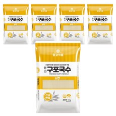 몽고간장 구포국수 진공소면, 3kg, 5개